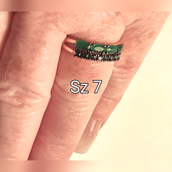 Green Opals Fashion Ring - Picture 11 of 14